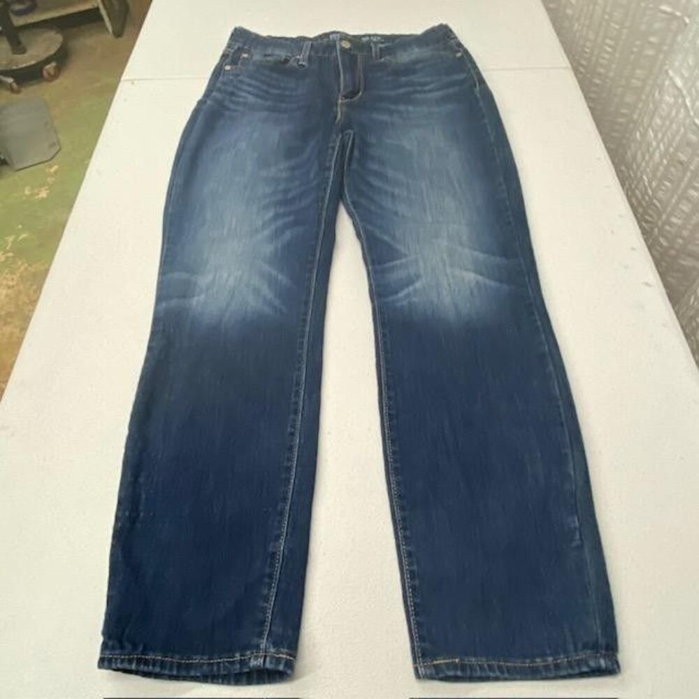 Levi Strauss Signature Mid Rise Slim Cuffed Jeans Womens 10 W30 Bootcut